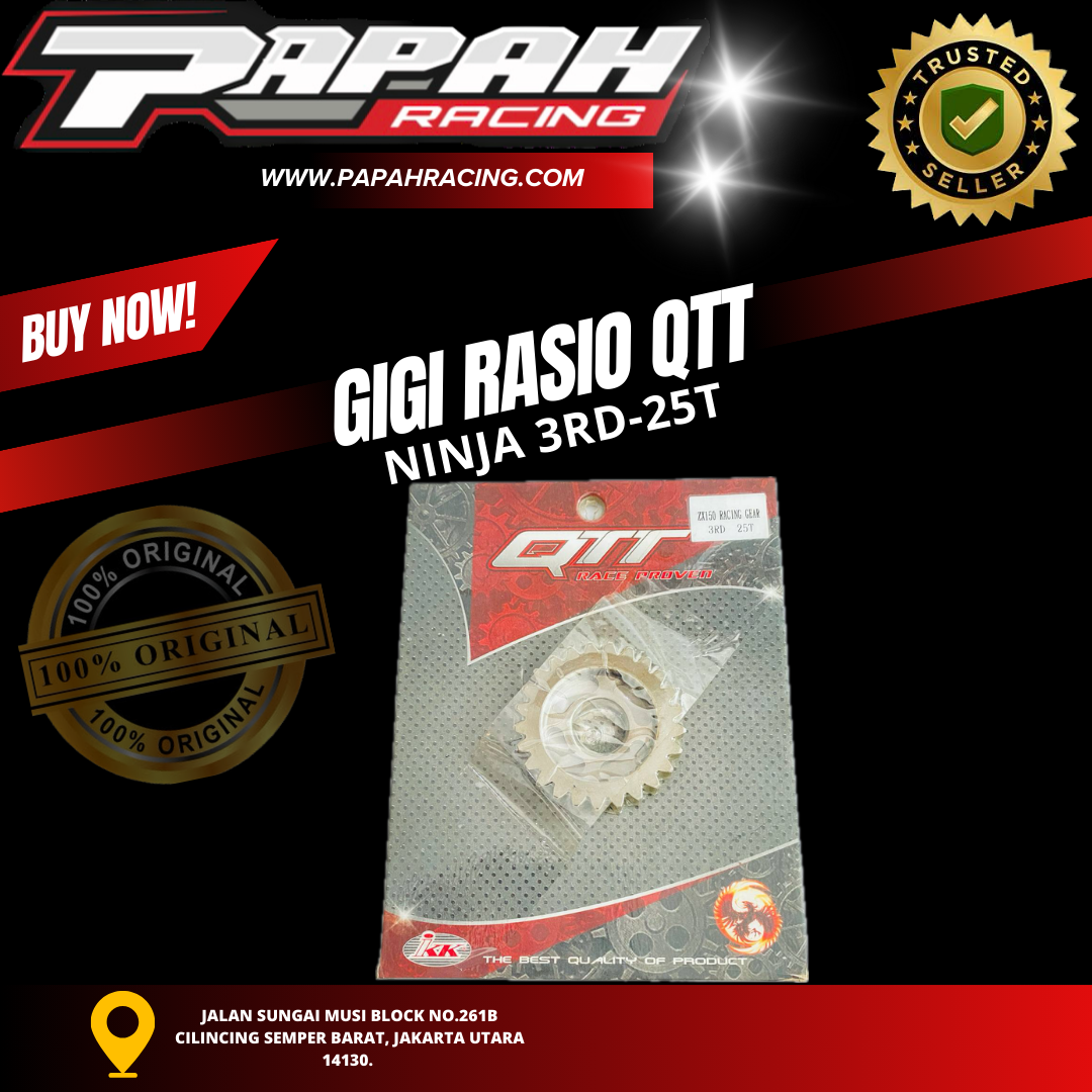 GIGI RASIO QTT NINJA 3RD-25T